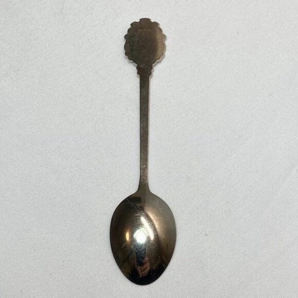 Germany Heidelberg Souvenir Spoon 4 1/8" Silver Enamel Shield Insert Vintage GUC - Picture 3 of 5